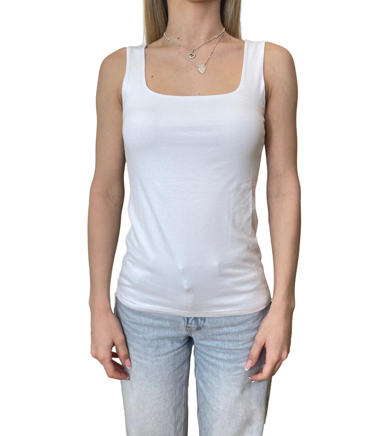 Susy Mix Canotta Latte Donna