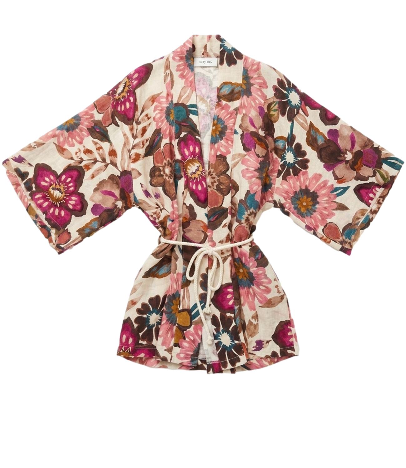 Susy Mix Kimono Latte da Donna