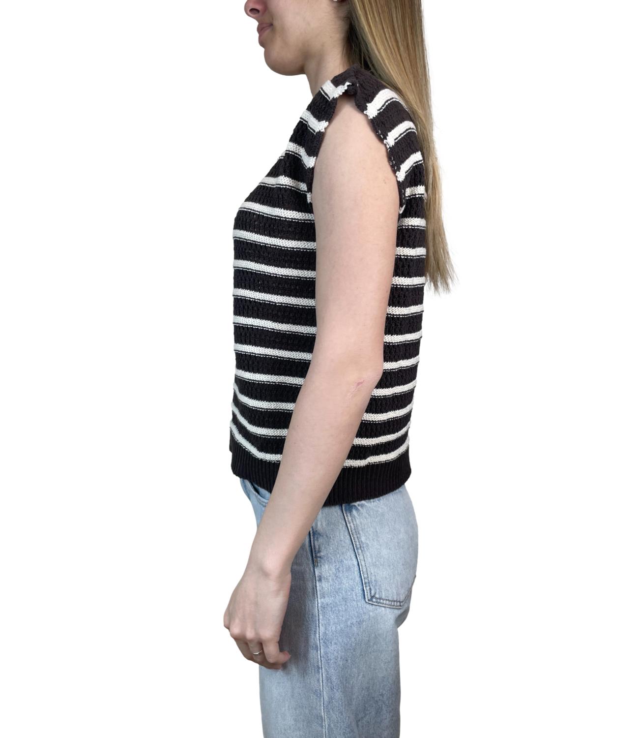 Susy Mix Gilet Riga Moro Donna