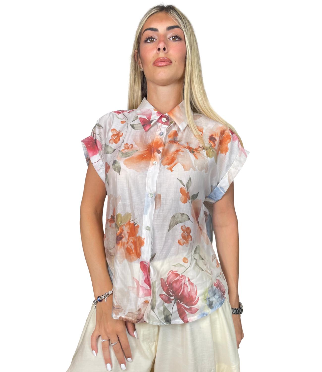 Susy Mix Camicia Latte da Donna