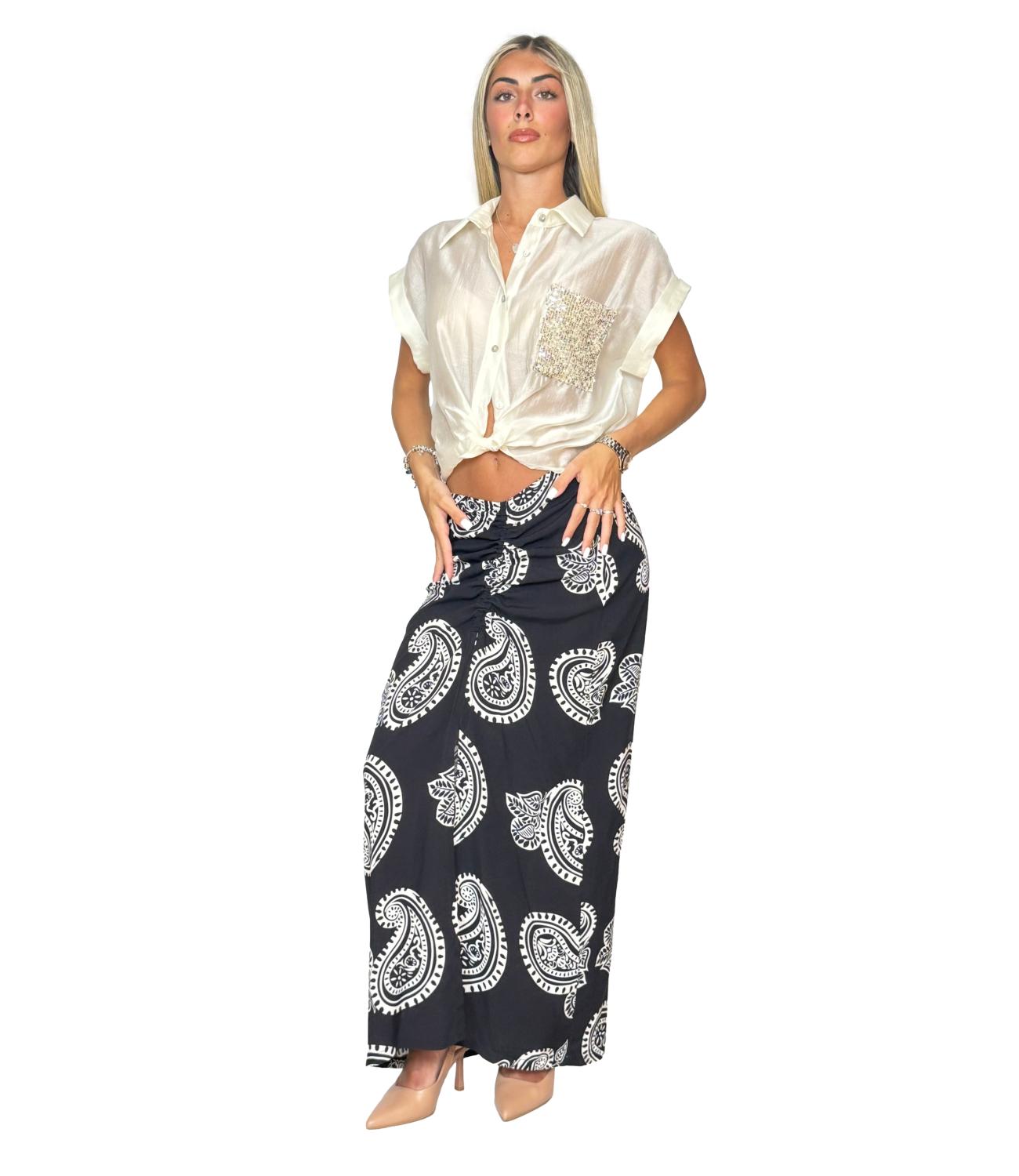 Susy Mix Gonna Nero da Donna