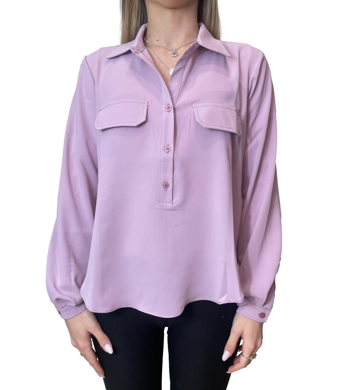 Susy Mix Camicia Lilla da Donna