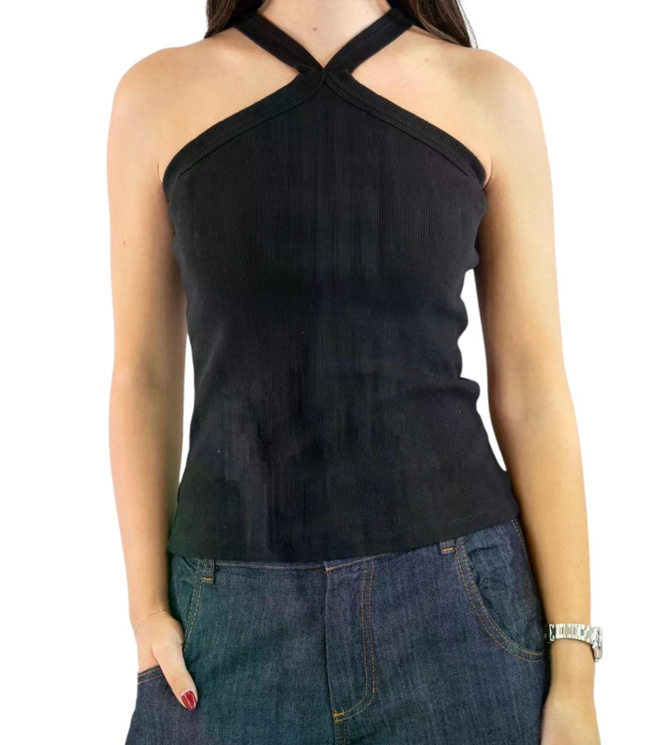 Susy Mix Canotta Nero da Donna