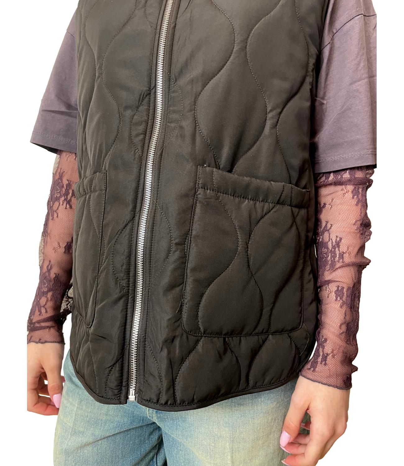 Susy Mix Gilet Moro da Donna