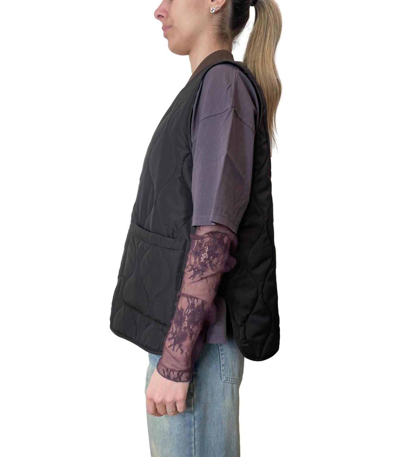 Susy Mix Gilet Moro da Donna