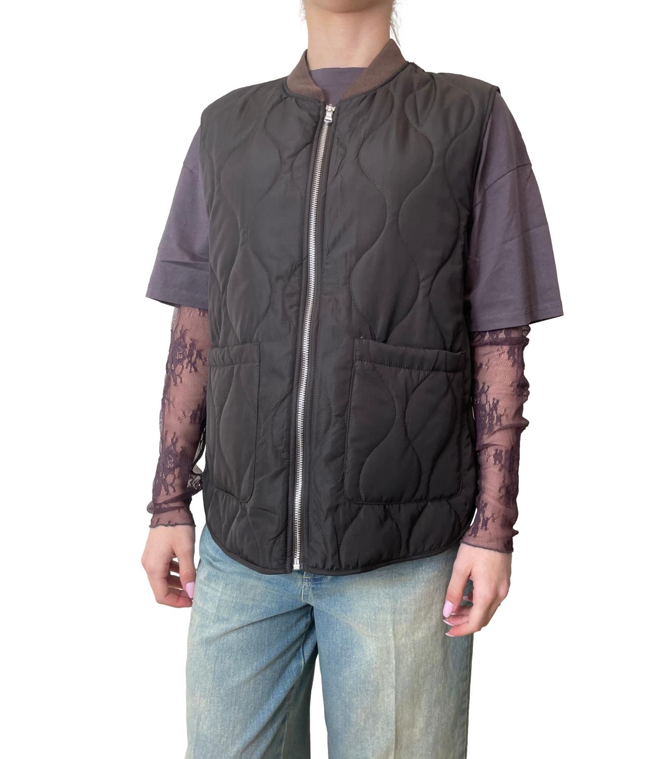 Susy Mix Gilet Moro da Donna