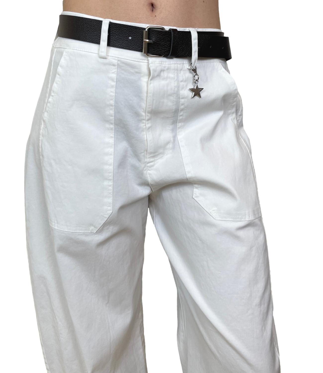 Susy Mix Pantalone Ovetto Latte Donna
