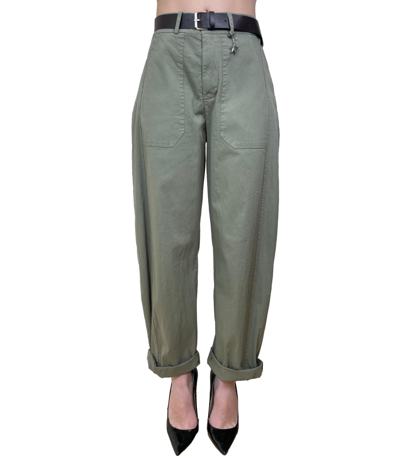 Susy Mix Pantalone Ovetto Militare Donna