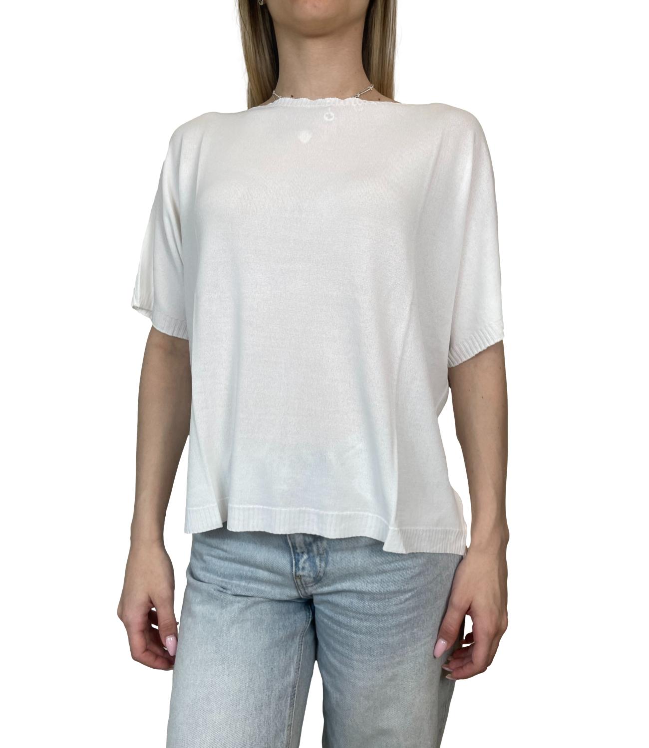Susy Mix Maglia Latte Donna