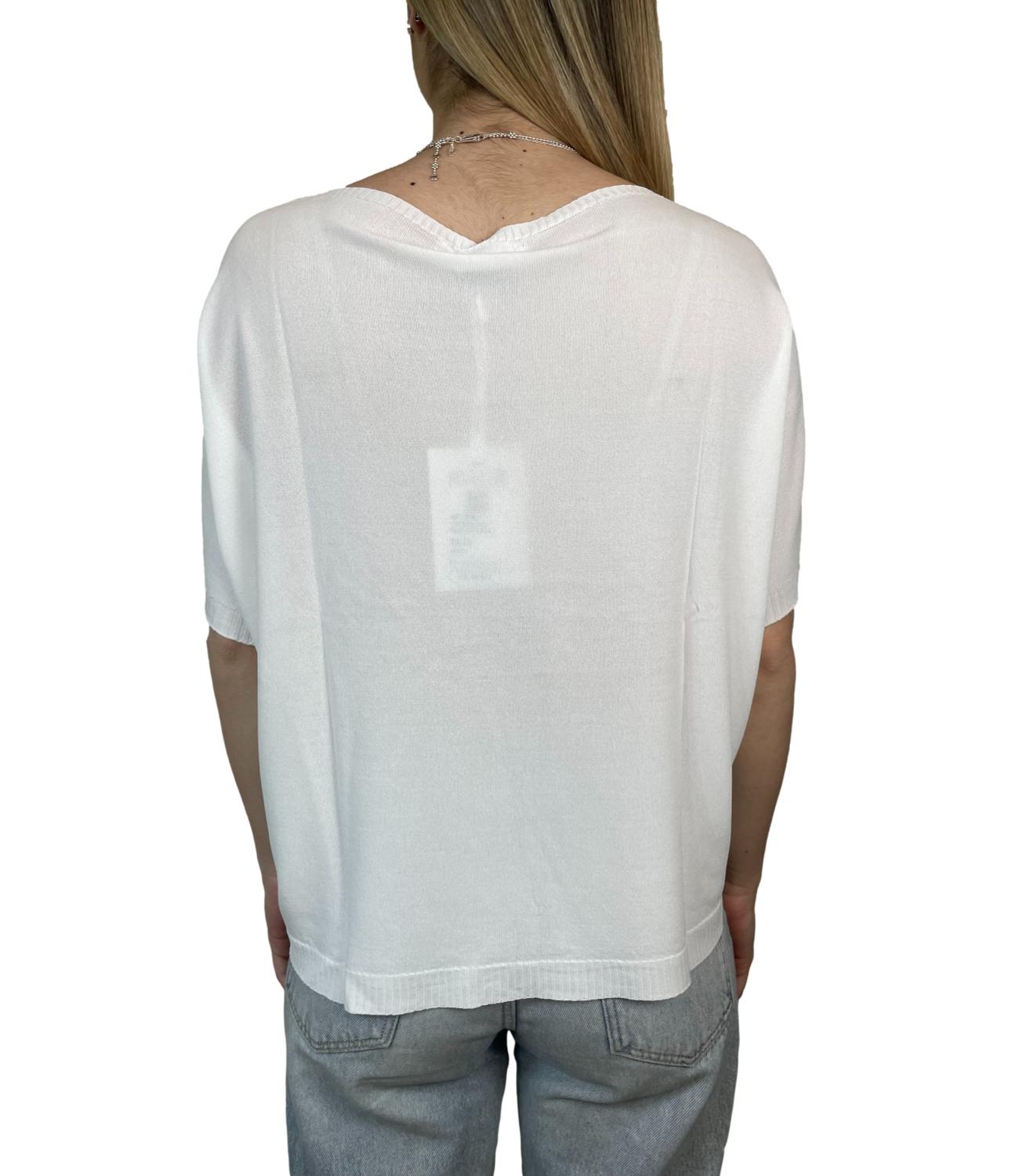 Susy Mix Maglia Latte Donna