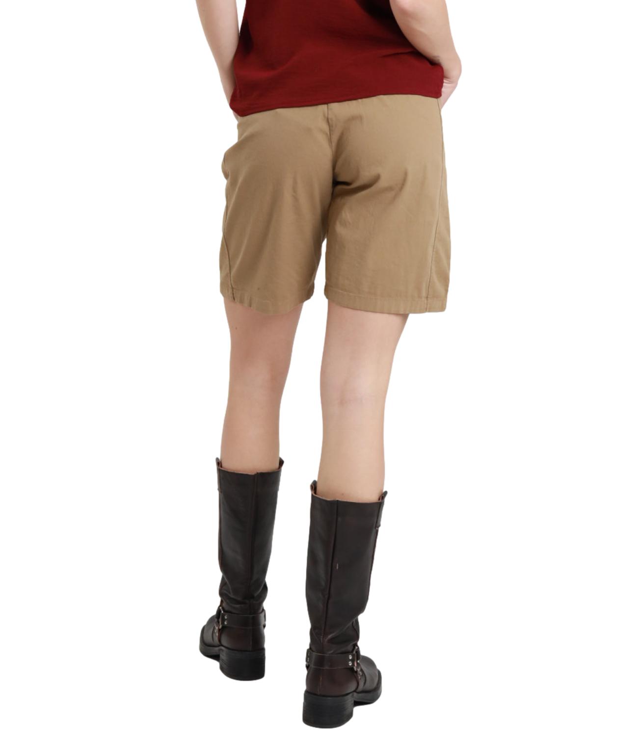 Susy Mix Short Cammello da Donna