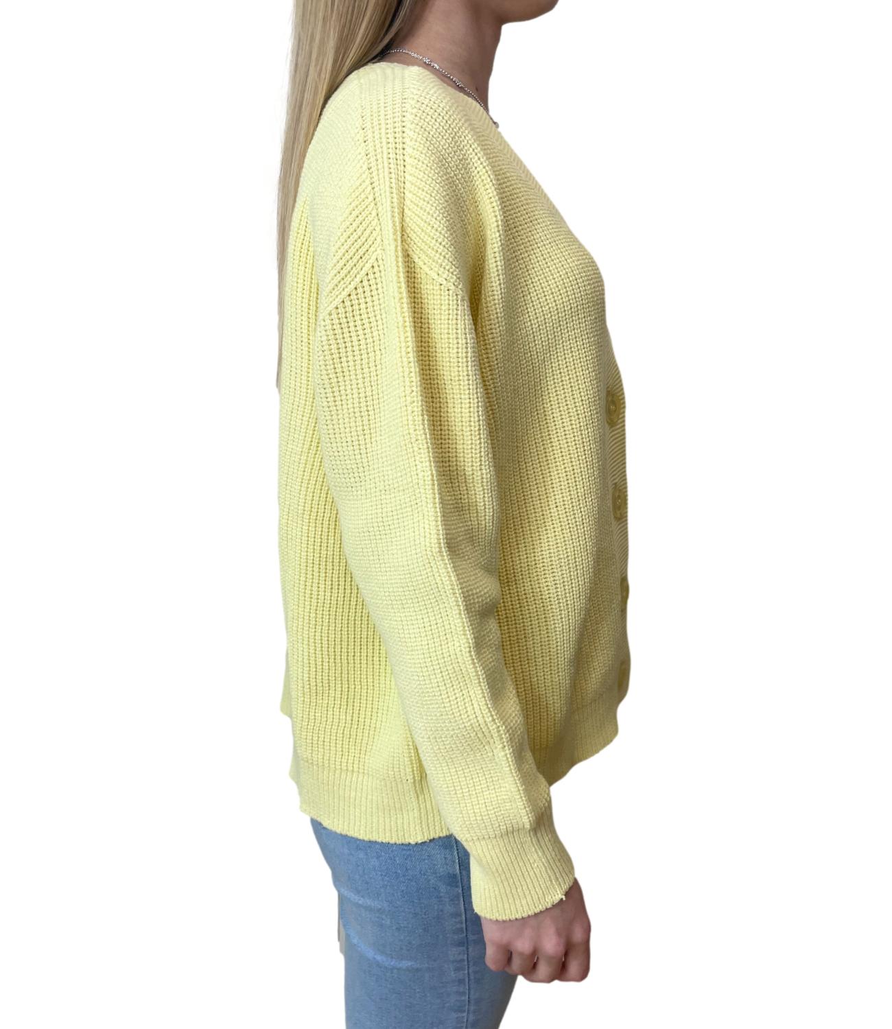 SUSY MIX cardigan giallo donna