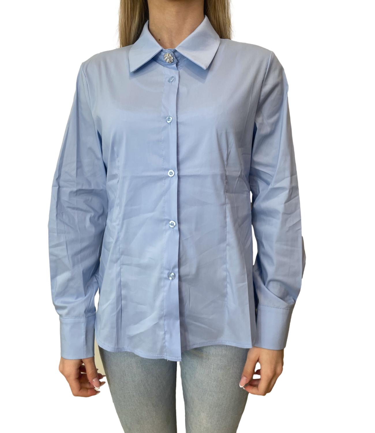 Susy Mix Camicia Celeste da Donna