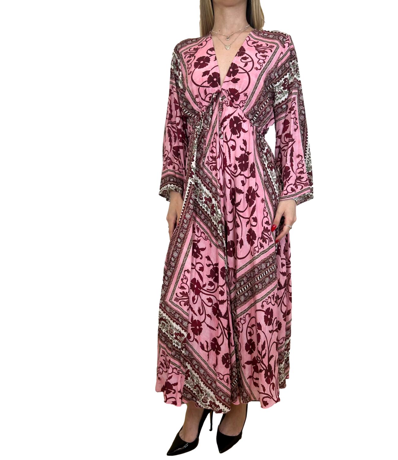 Susy Mix Abito Fantasia Rosa Donna