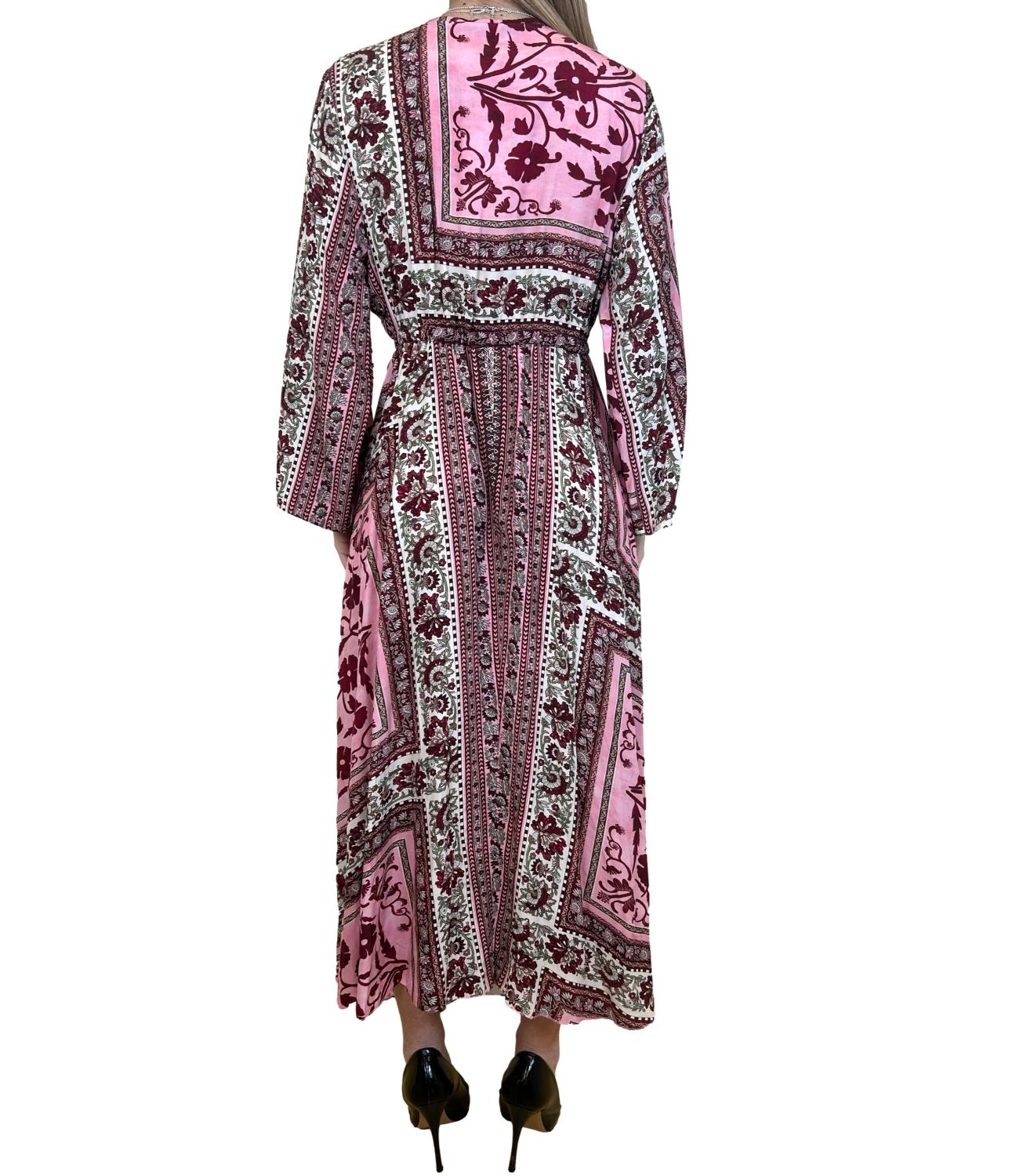 Susy Mix Abito Fantasia Rosa Donna