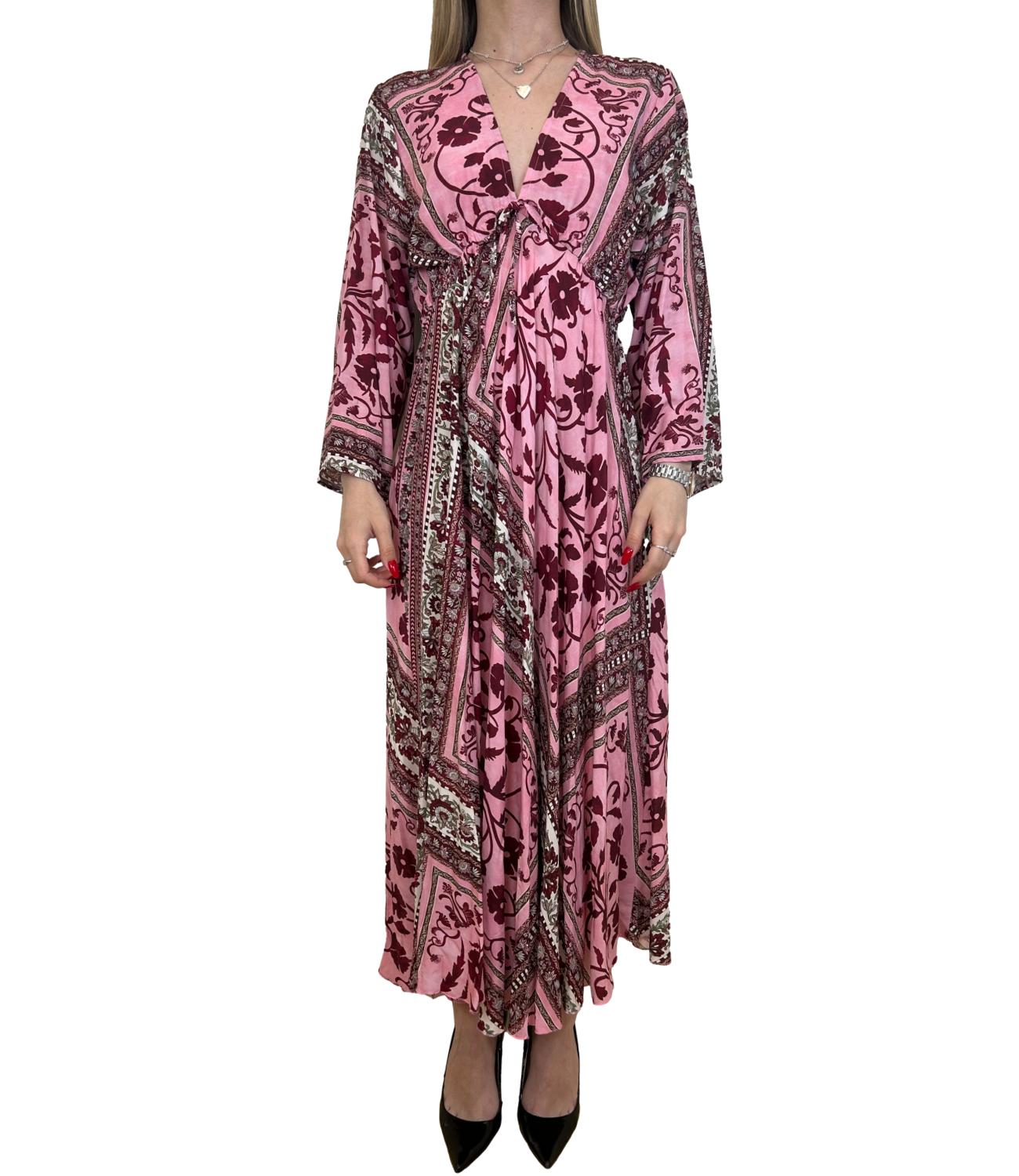 Susy Mix Abito Fantasia Rosa Donna