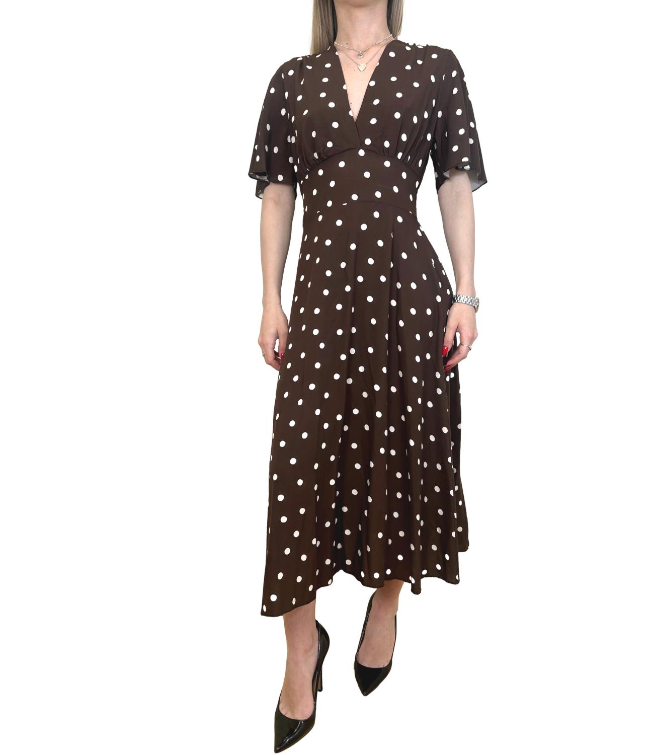 Susy Mix Abito Pois Moro Donna