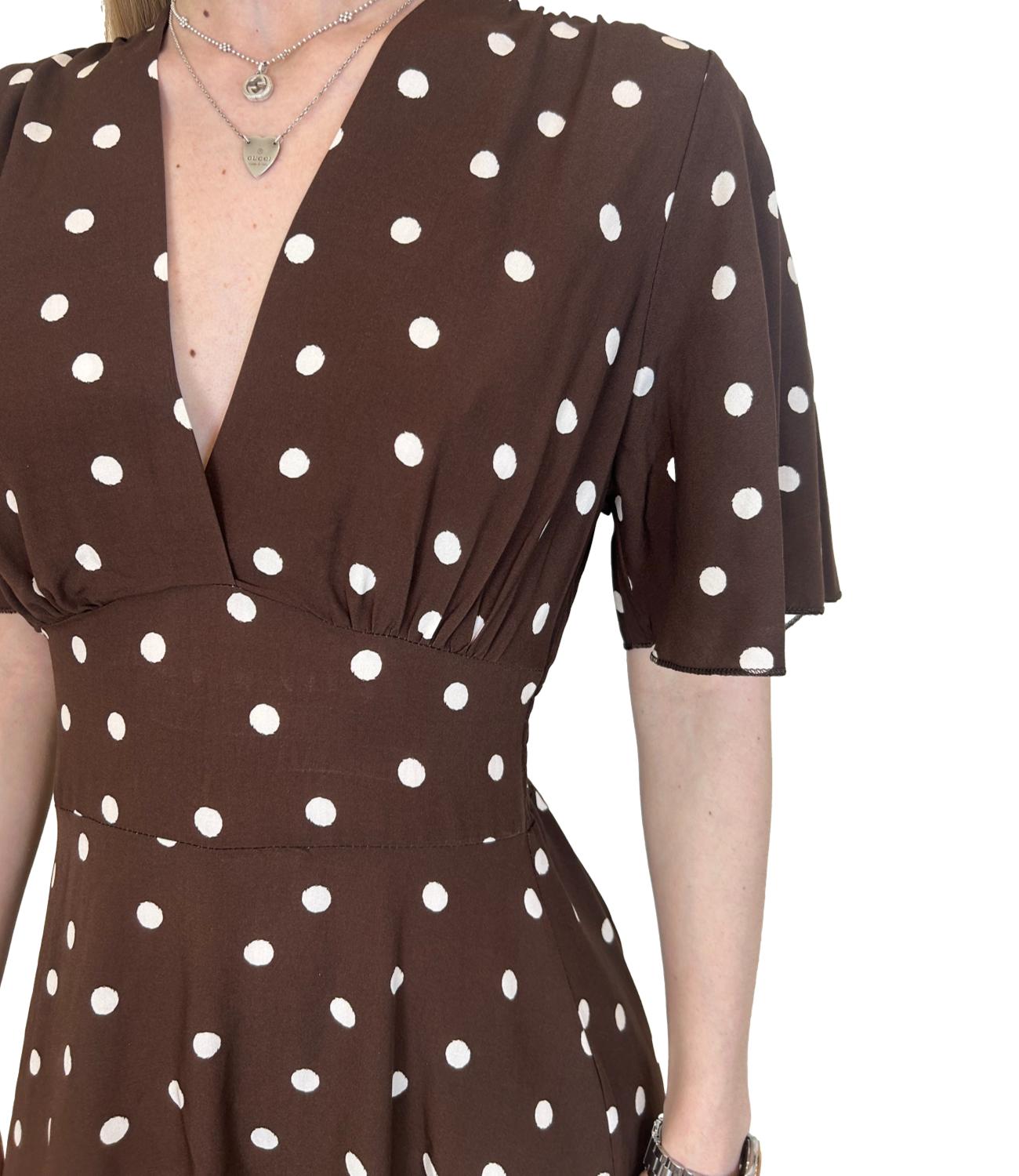 Susy Mix Abito Pois Moro Donna