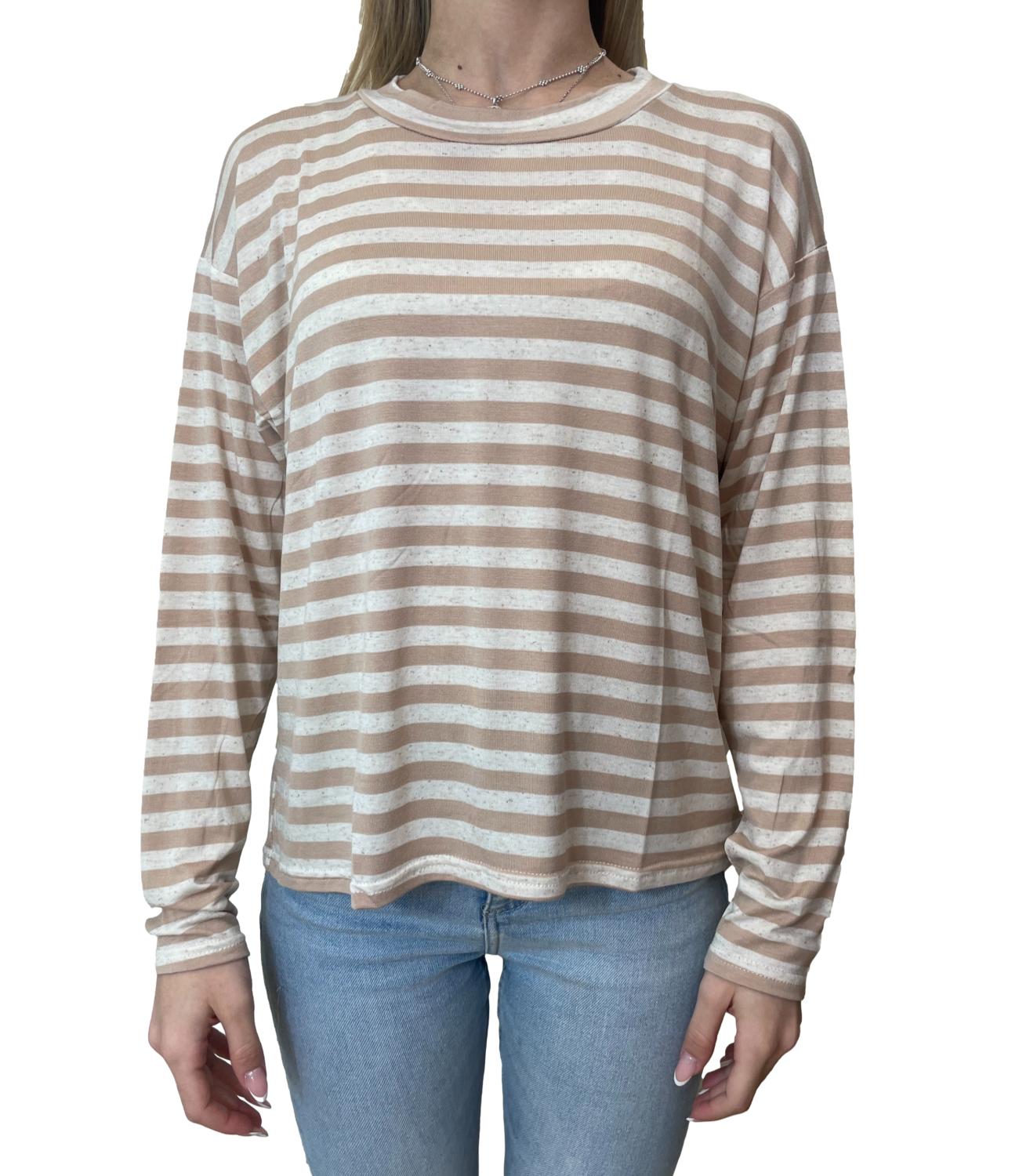 Susy Mix Maglia Beige da Donna