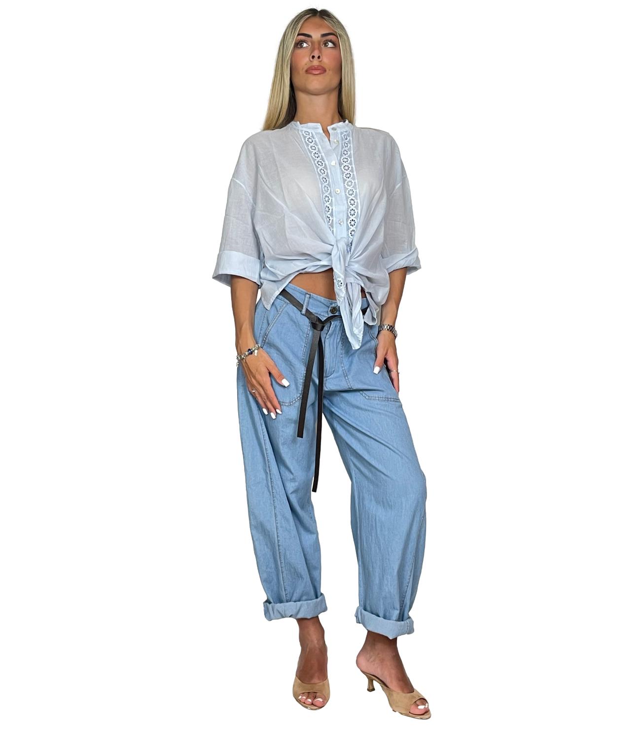 Susy Mix Camicia Azzurro da Donna