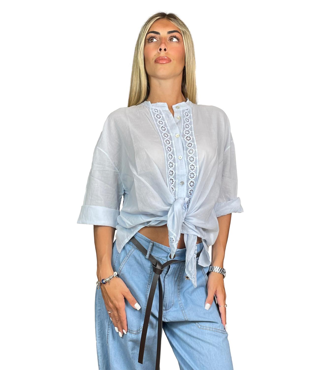 Susy Mix Camicia Azzurro da Donna