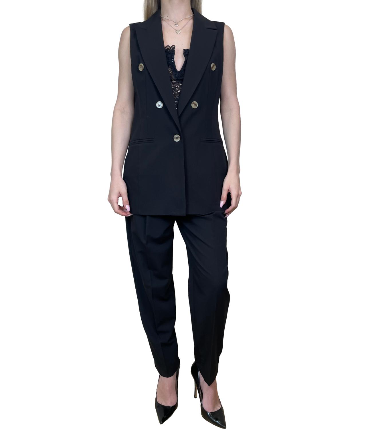 Susy Mix Gilet Nero Donna