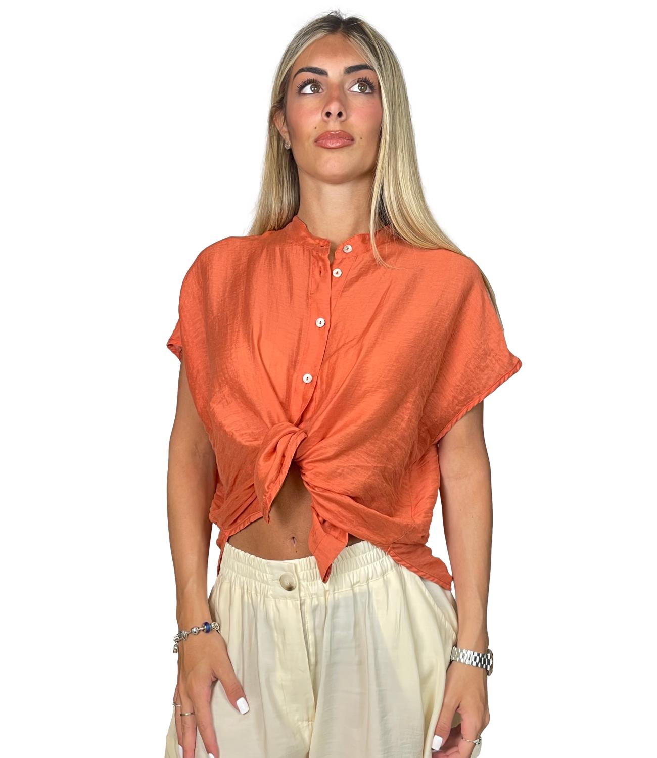 Susy Mix Camicia Arancio da Donna