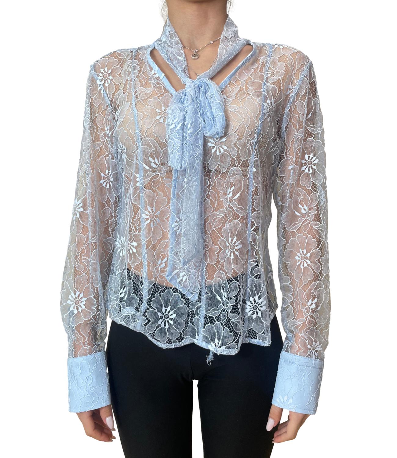 Susy Mix Blusa Celeste da Donna