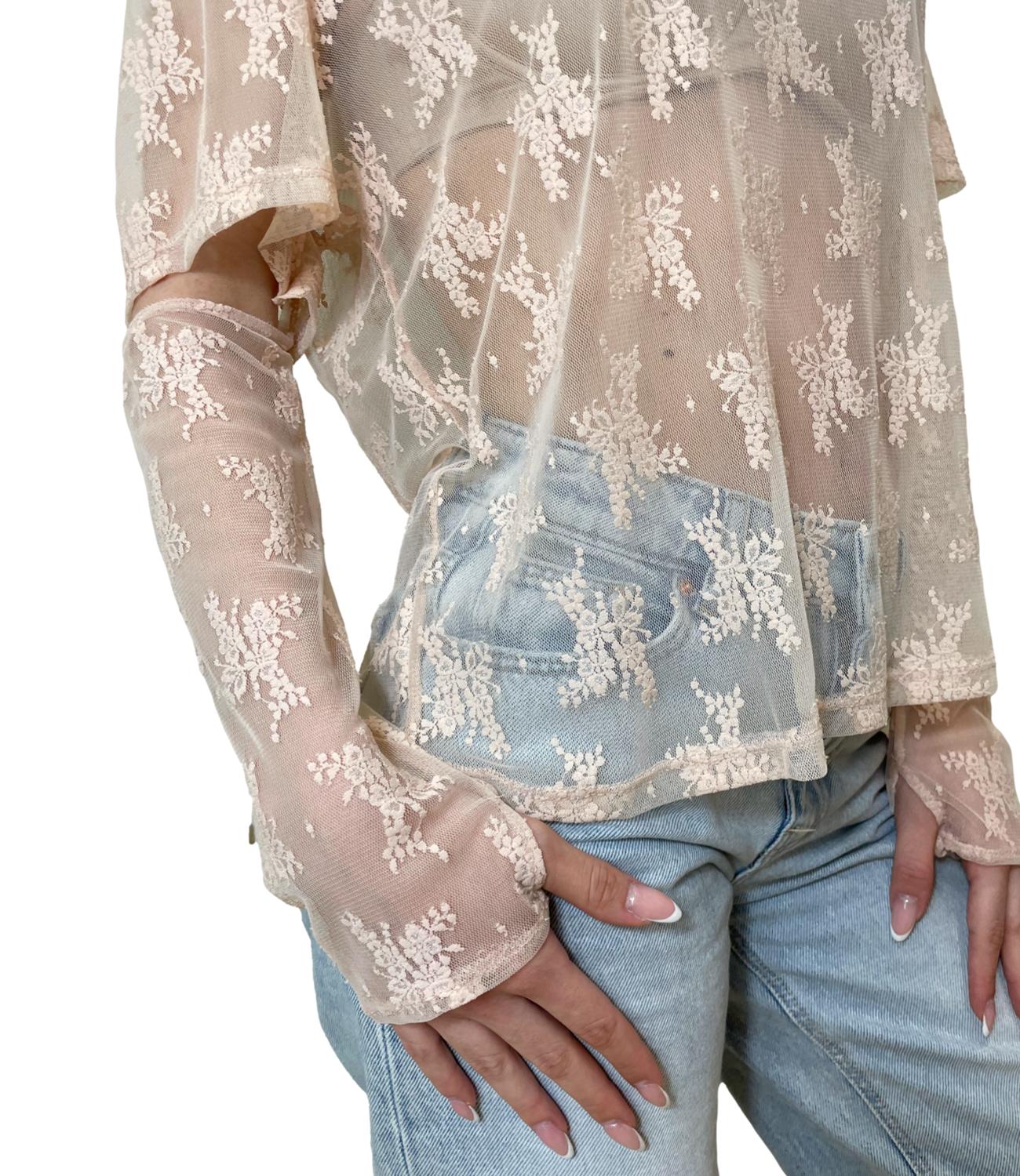 Susy Mix T-shirt Pizzo Rosa Donna