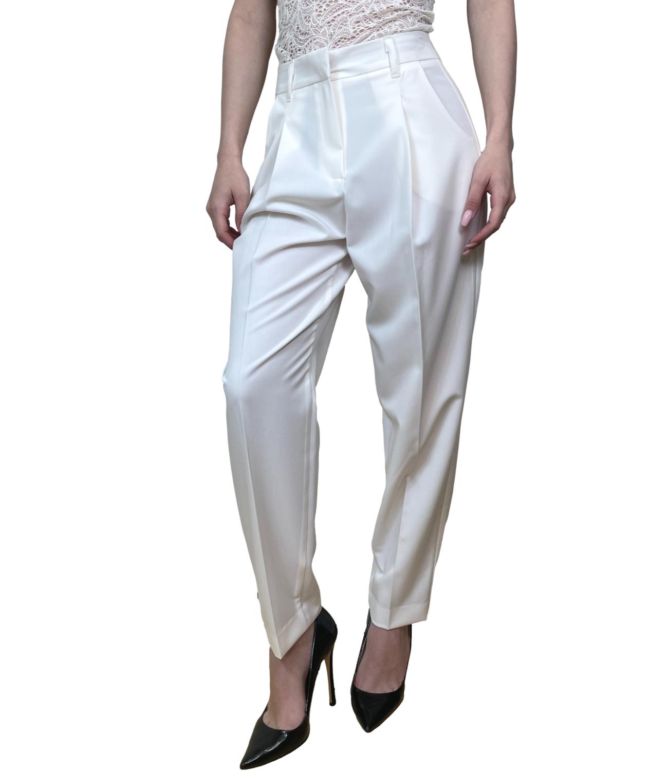 Susy Mix Pantalone Capri Latte Donna
