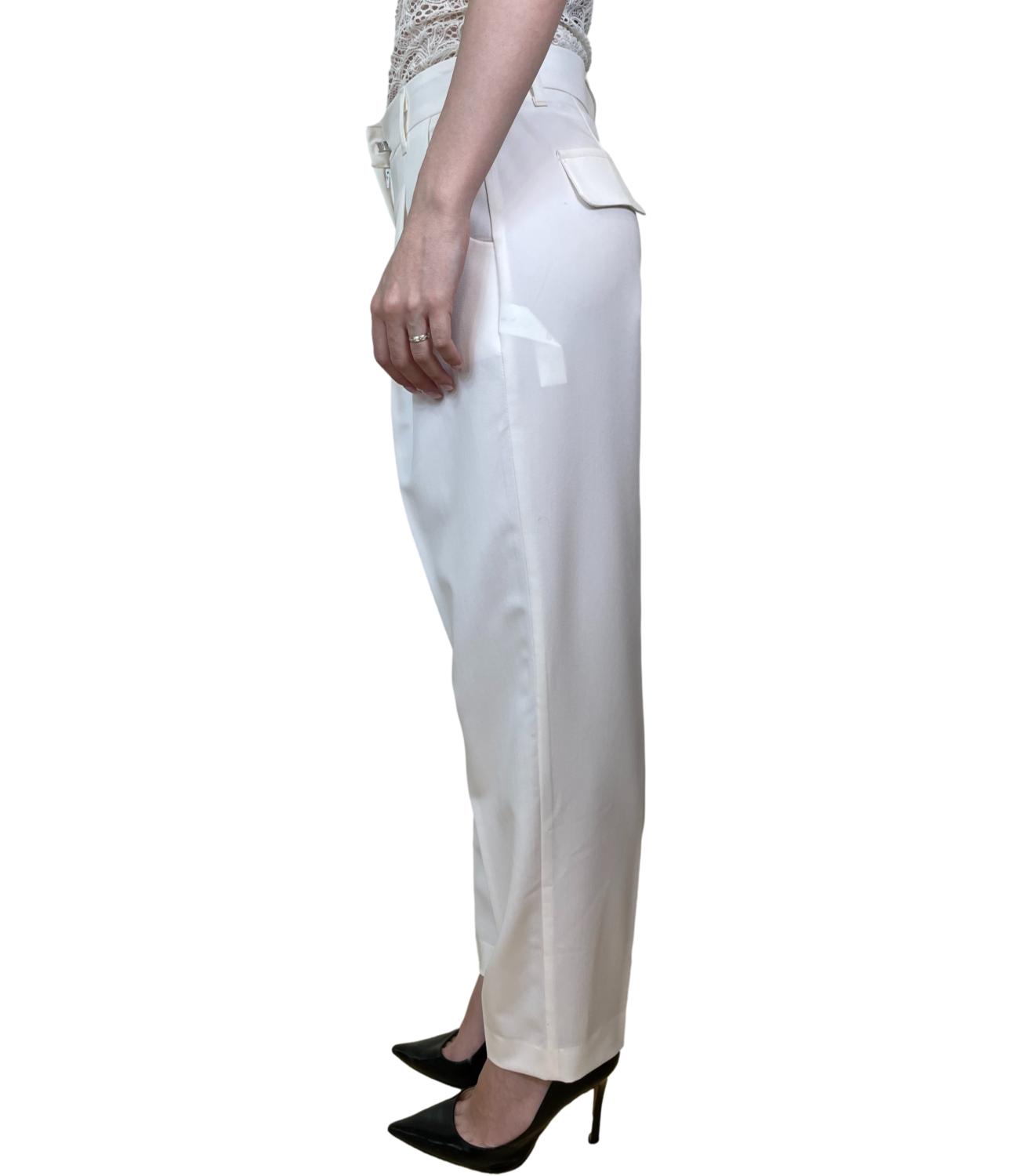Susy Mix Pantalone Capri Latte Donna
