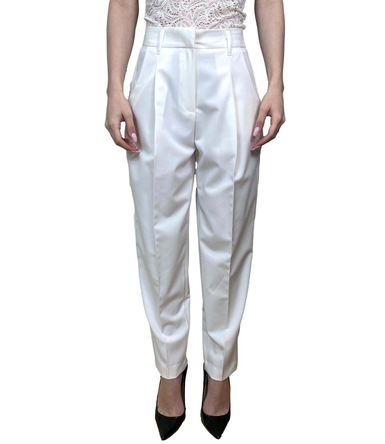 Susy Mix Pantalone Capri Latte Donna