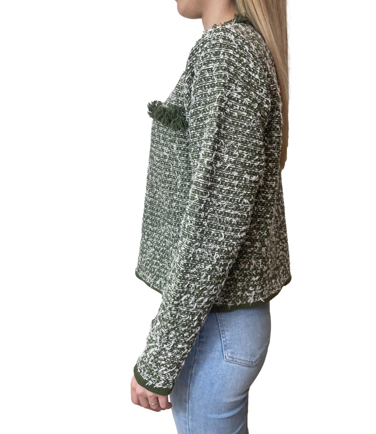 Susy Mix Giacca Verde Militare da Donna