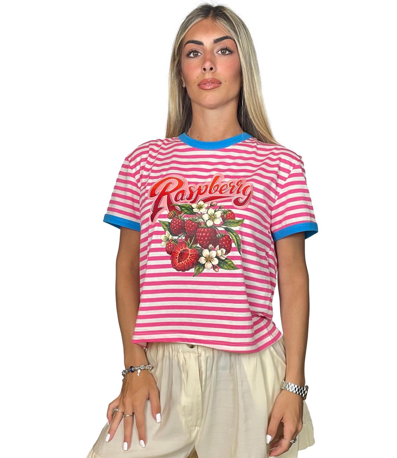 Susy Mix T-Shirt Fuxia da Donna