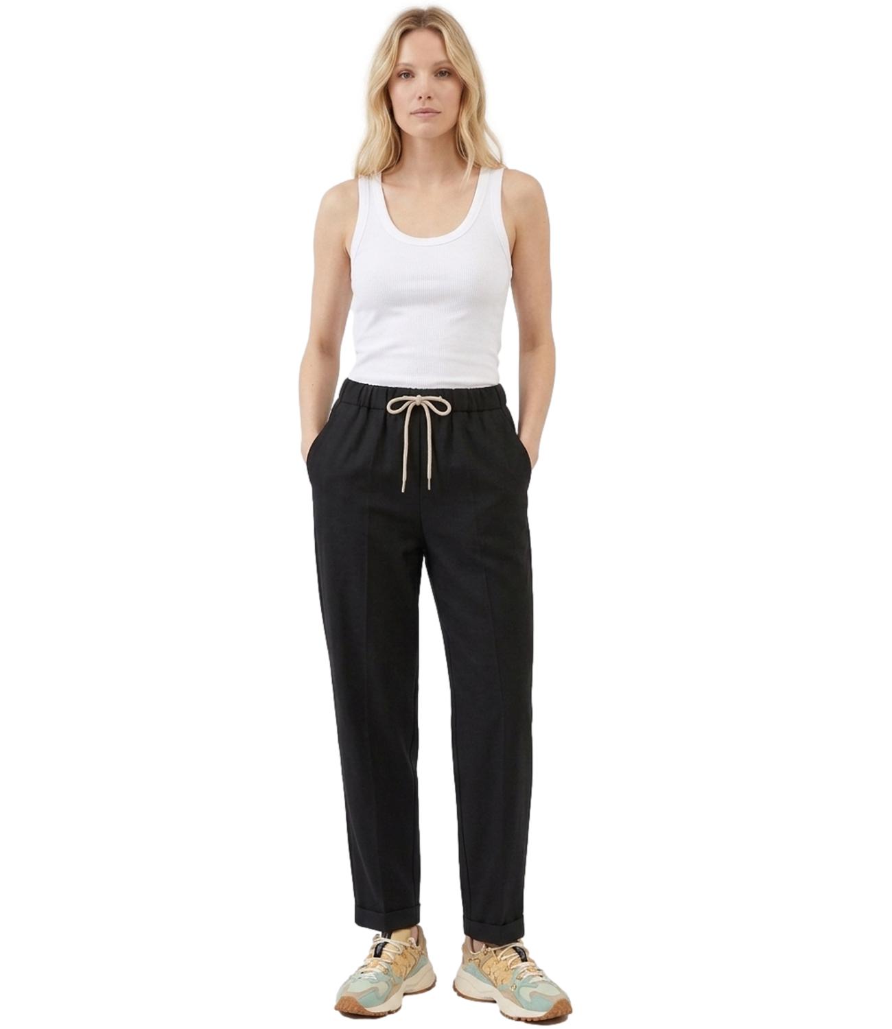 Susy Mix Pantalone Nero da Donna