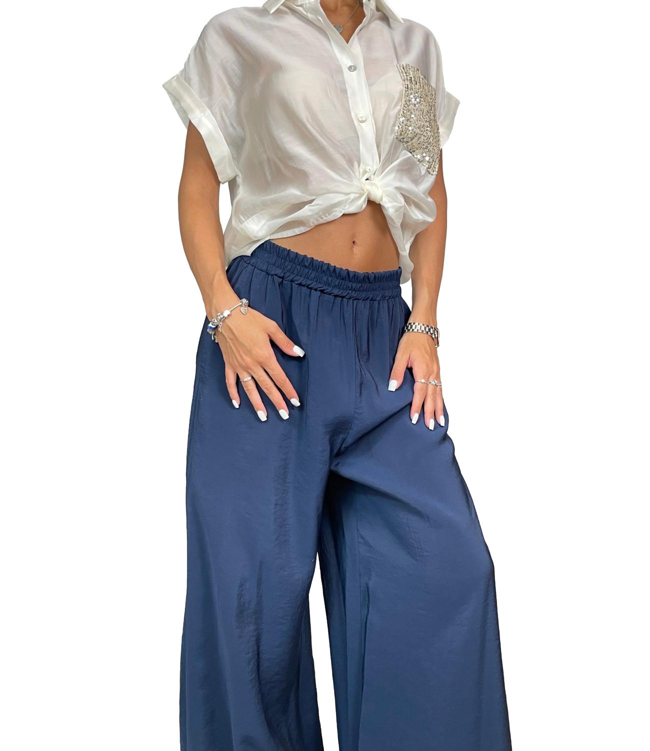 Susy Mix Pantalone Blu da Donna