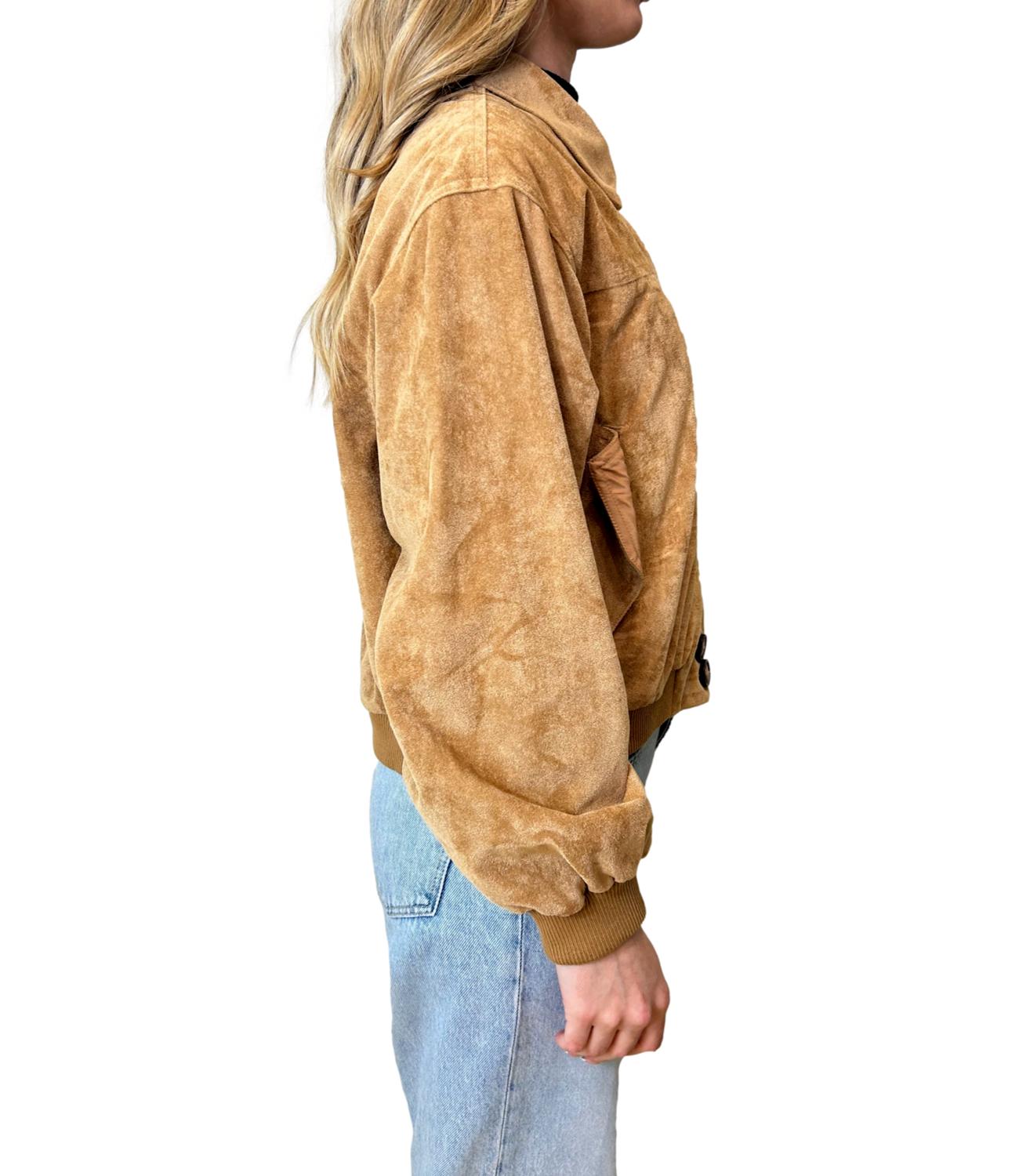 Susy Mix Bomber Cognac Donna