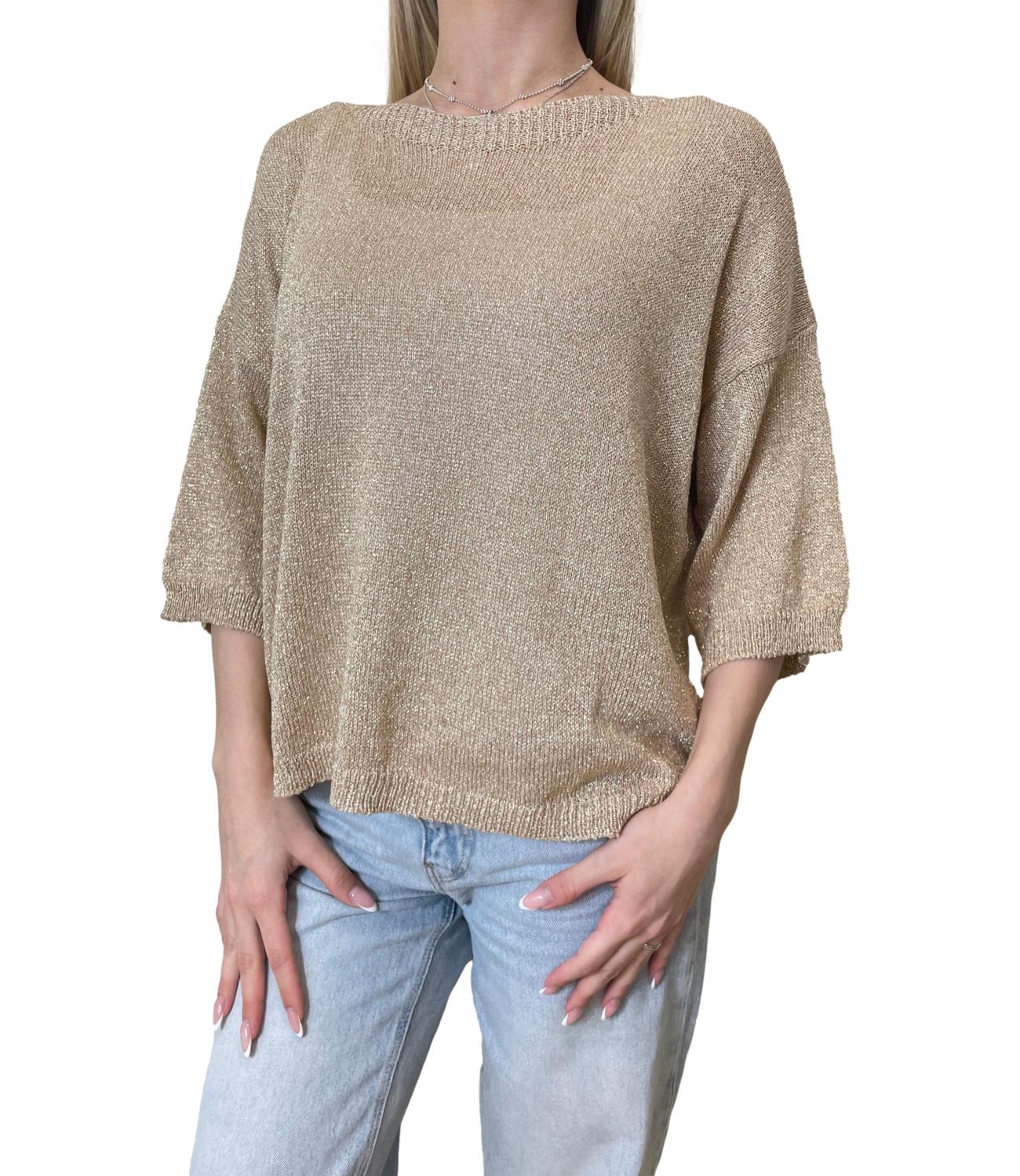 Susy Mix Maglia Oro Donna