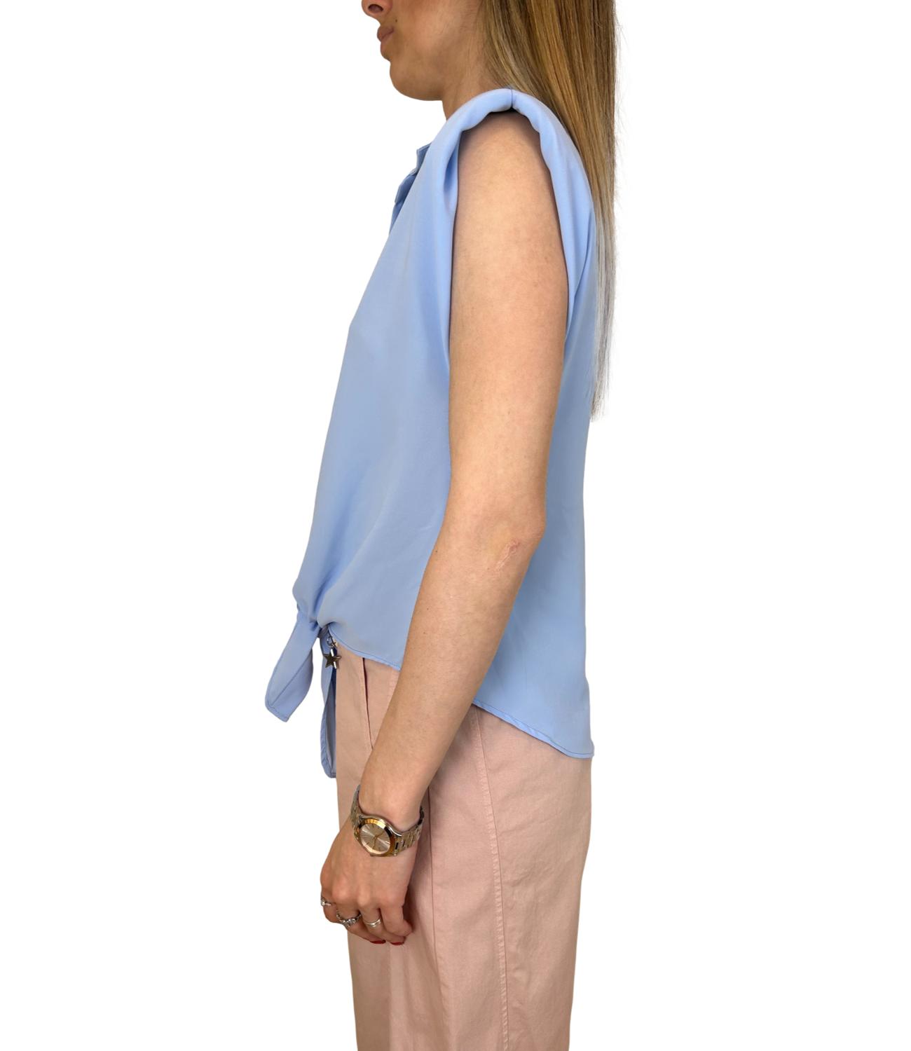 Susy Mix Camicia Celeste Donna
