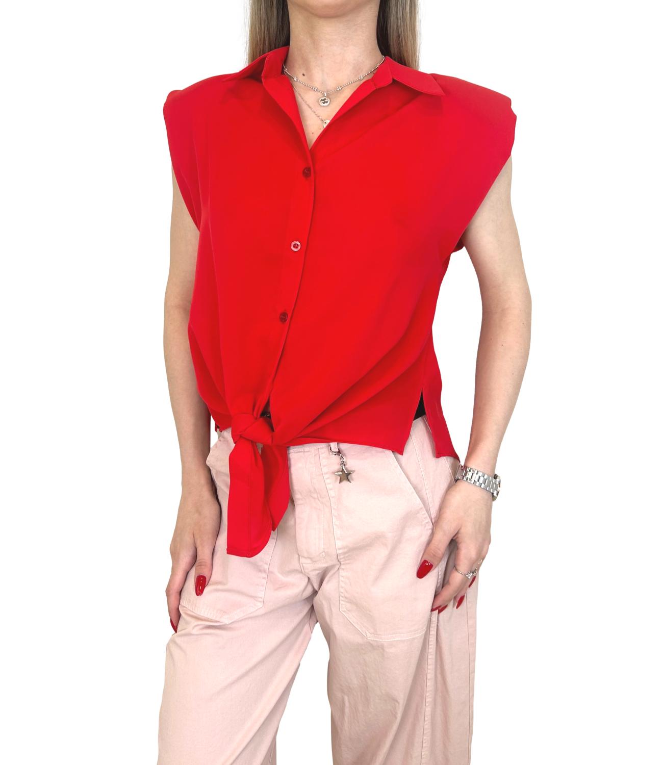 Susy Mix Camicia Rosso Donna