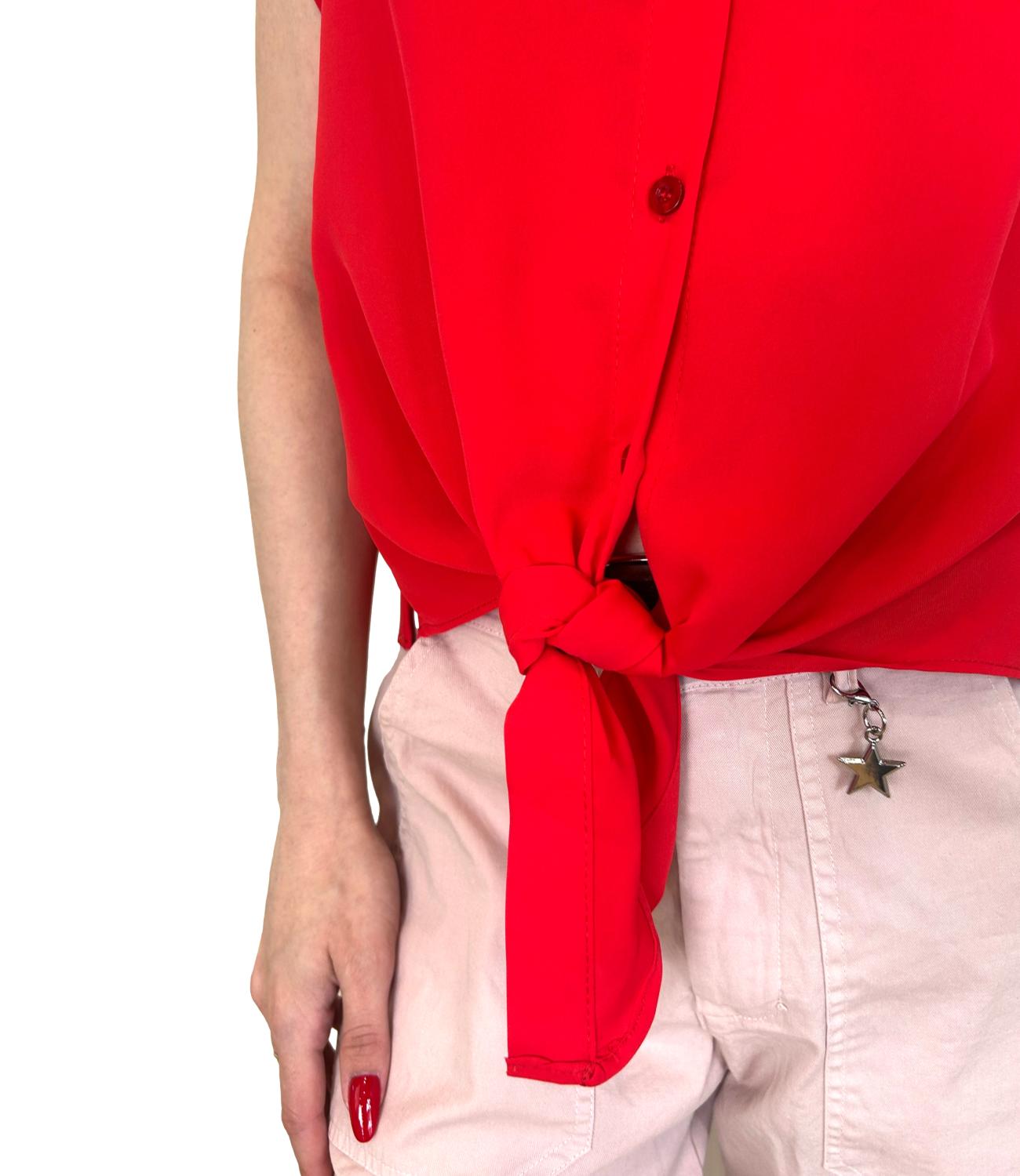 Susy Mix Camicia Rosso Donna