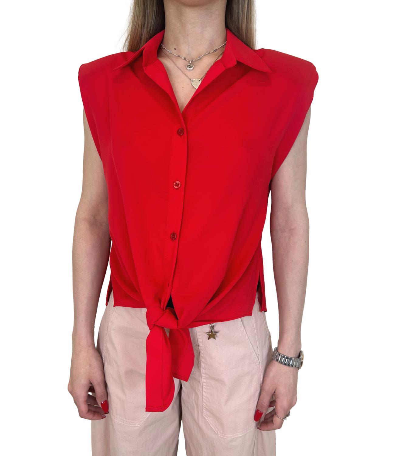 Susy Mix Camicia Rosso Donna