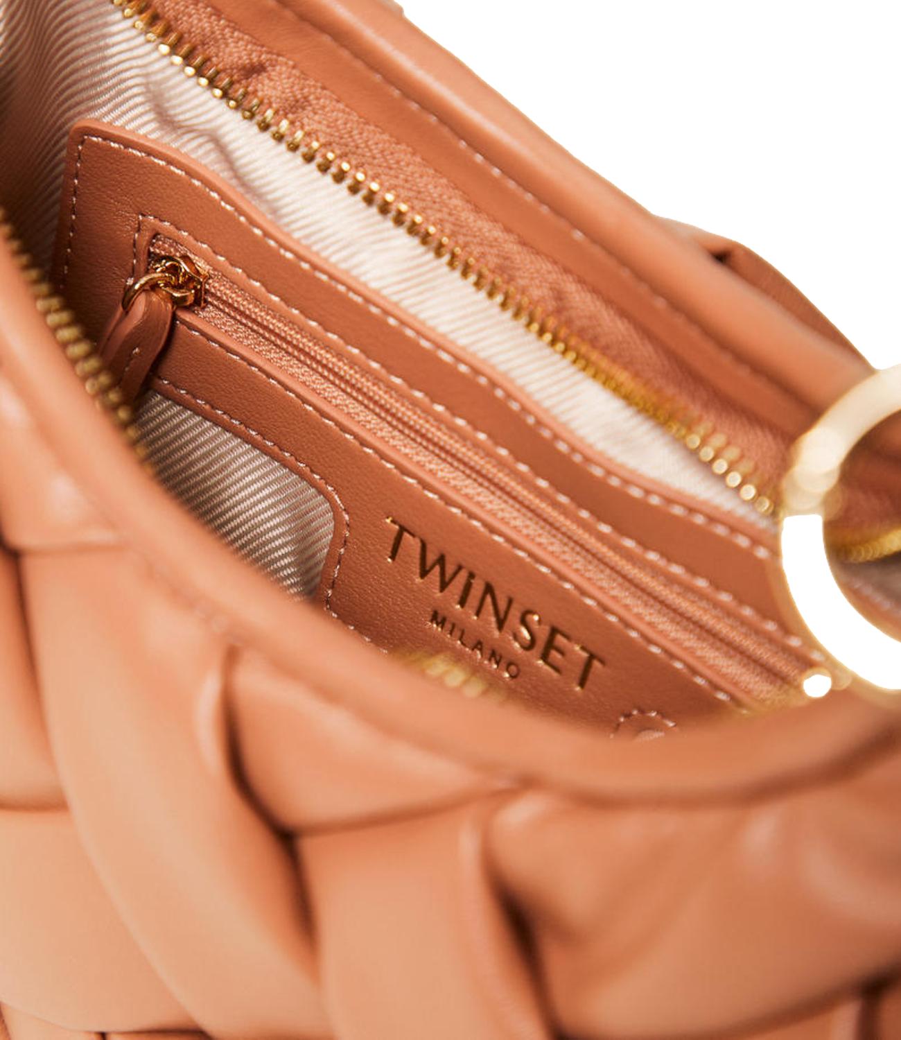 TWIN SET borsa Marrone "Mocha Mousse" donna