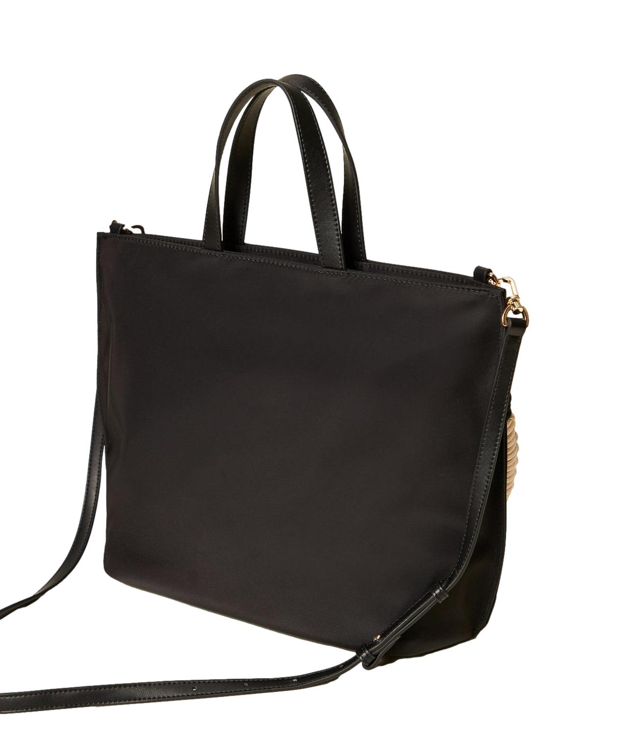 TWIN SET borsa Tote In Tessuto nera donna