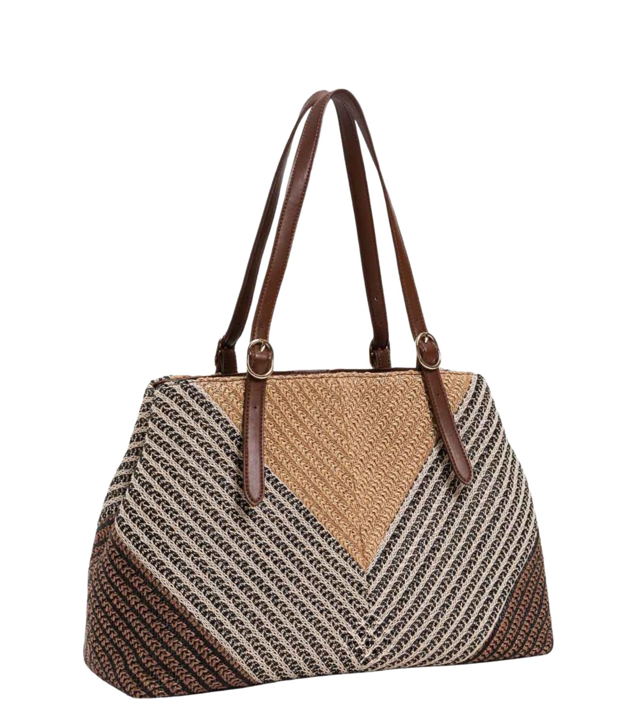 Twin Set Tote Multicolor Straw da Donna