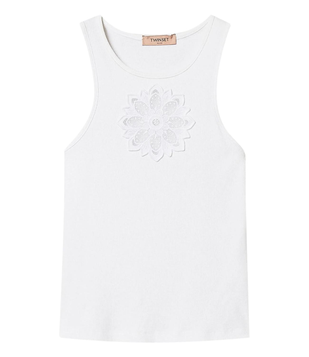Twinset Canotta bianca donna