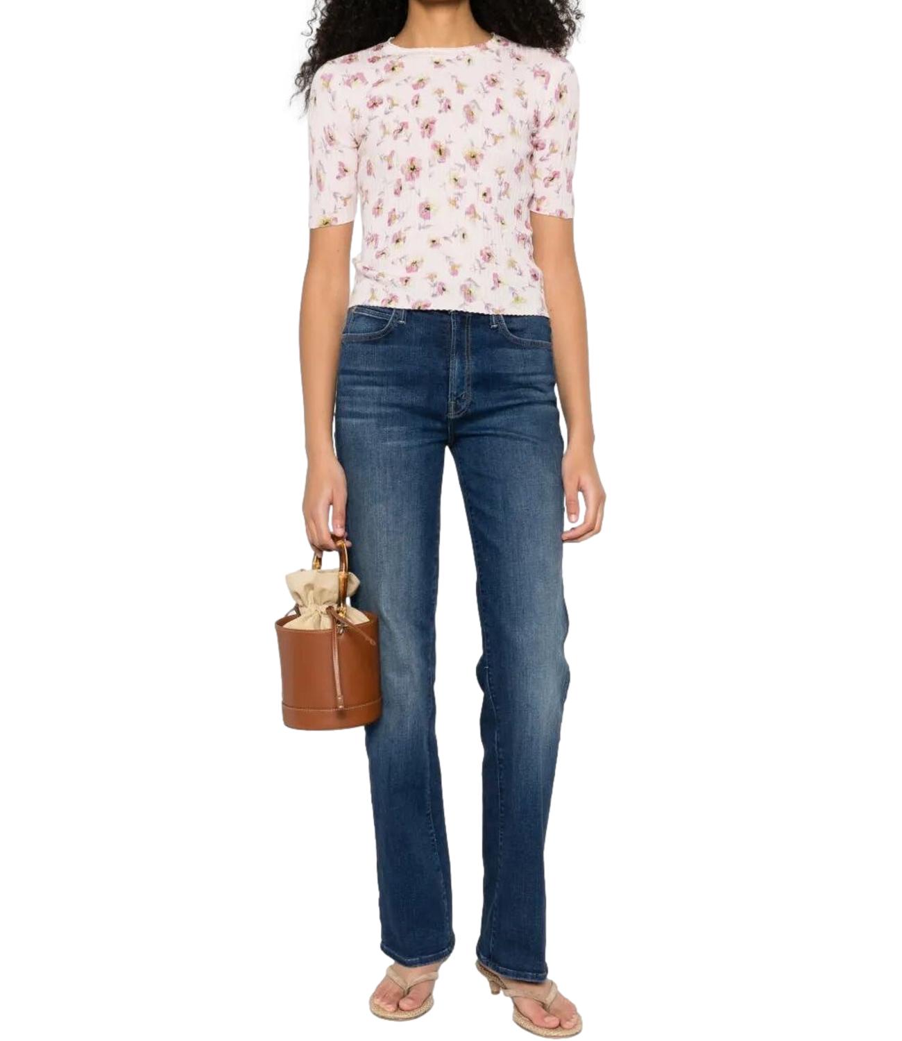 Twinset Maglia Fiore Peach/Rose Donna