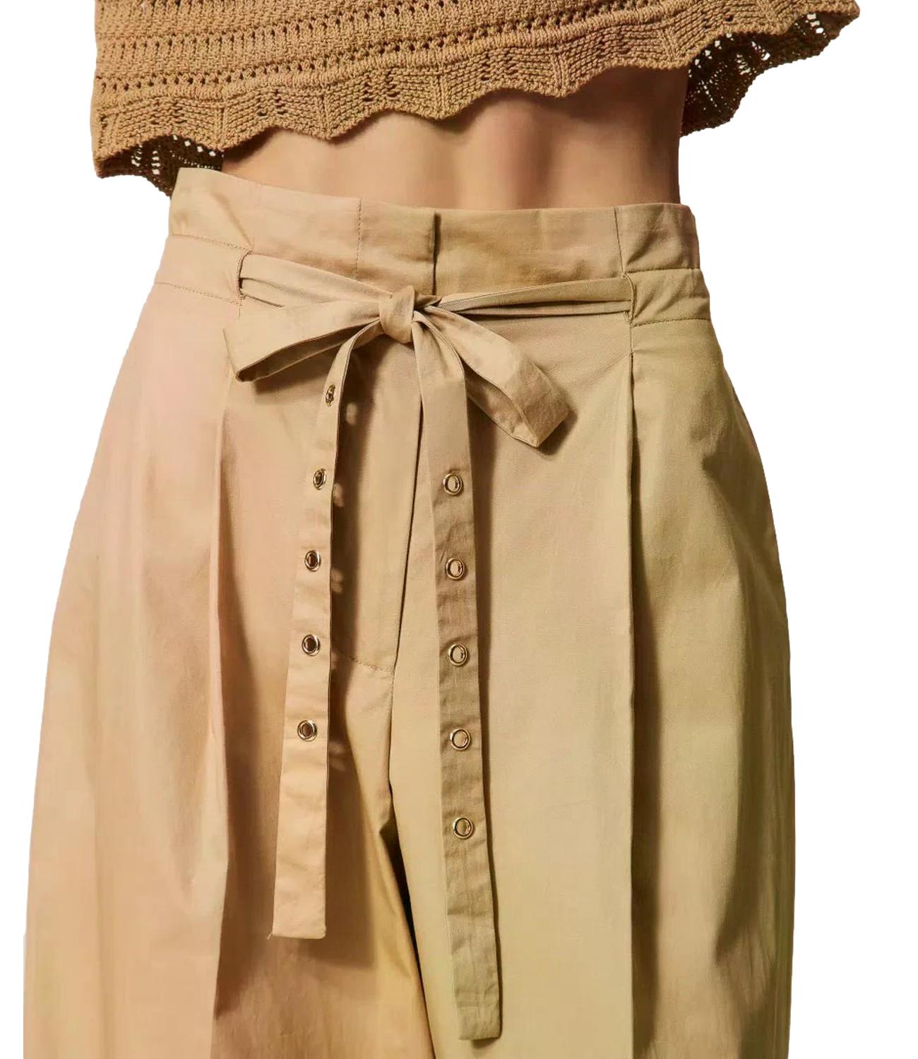 Twin Set Pantalone Corda da Donna