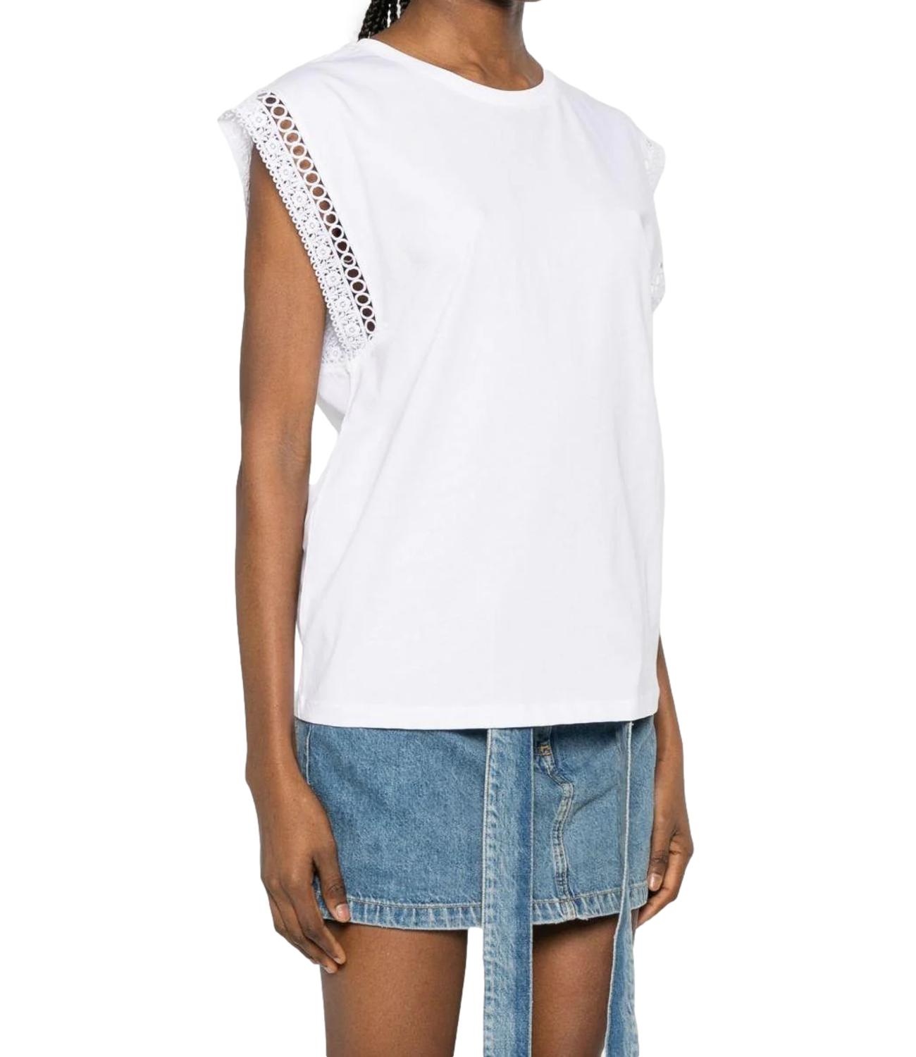 Twinset T-shirt Bianco Ottico Donna