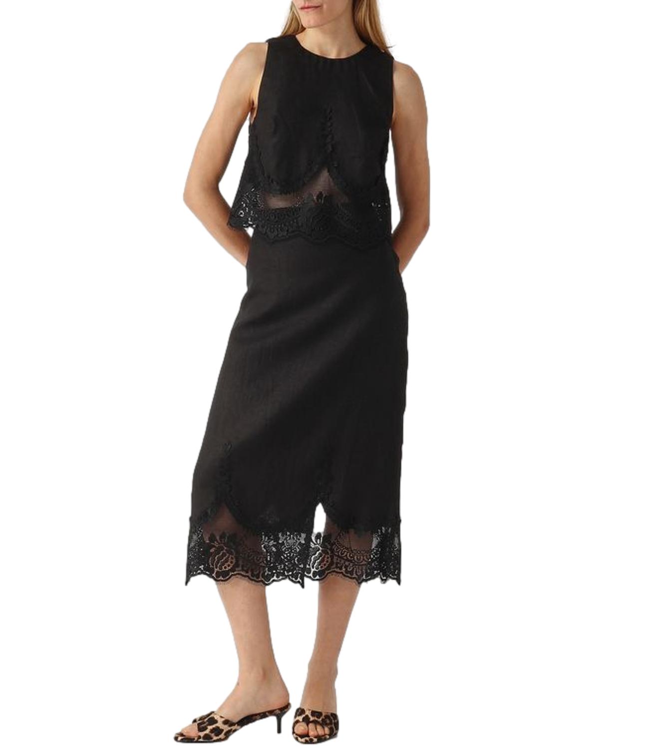 Twin Set Gonna Nero da Donna